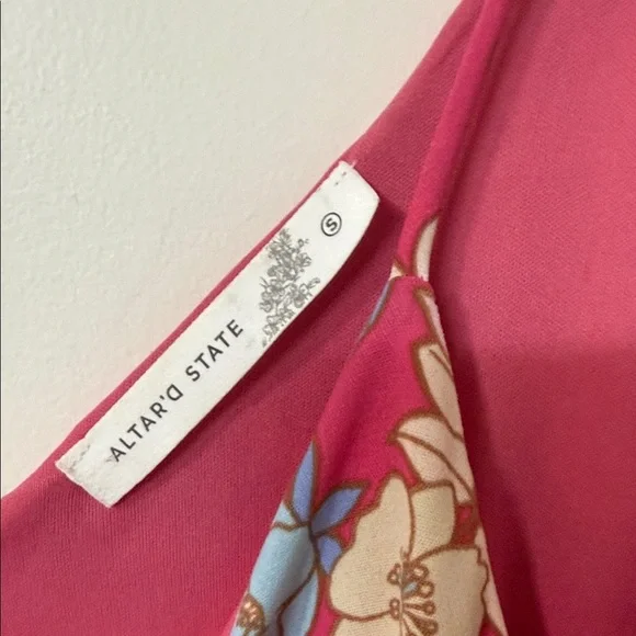 Altar'd State Pink Floral Sundress - Picture 2 of 2
